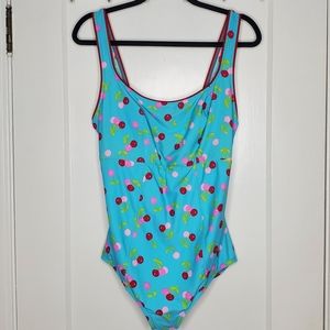 Torrid Retro Cherry Print Swimsuit